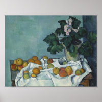 Paul Cezanne - Vie morte avec pommes et pots