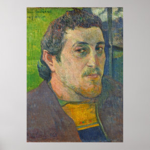 Poster Paul Gauguin   Autoportrait dédié à Carriere