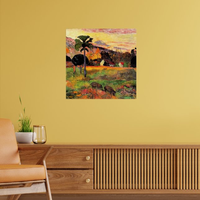 Poster Paul Gauguin, célèbre peinture, Viens ici, (Salon 2)