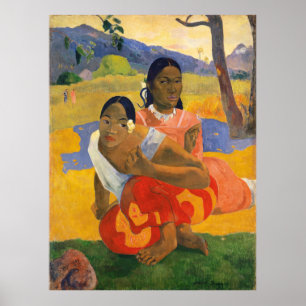 Poster PAUL GAUGUIN - ipoipo 1892 de faa de Nafea