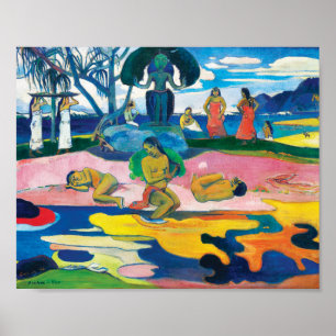 Poster Paul Gauguin Jour du Dieu (Mahana no atua) Art