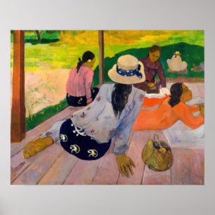 Poster Paul Gauguin - La Siesta