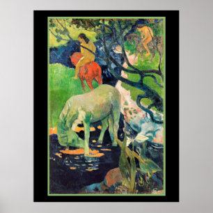 Poster Paul Gauguin, Le Cheval Blanc