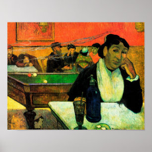 Poster Paul Gauguin : Le Night Café, Arles
