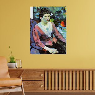 Poster Paul Gauguin - Portrait de femme