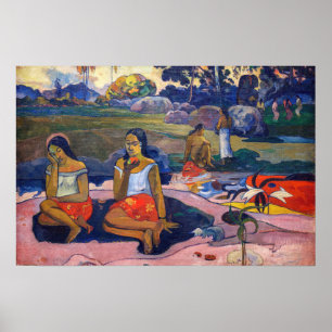 Poster Paul Gauguin - Source sacrée, doux rêves
