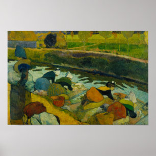 Poster Paul Gauguin - Washerwomen