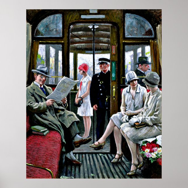Poster Paul-Gustave Fischer - Tramway de Copenhague (Devant)