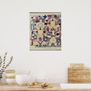Poster Paul Klee, Carnaval dans la neige,