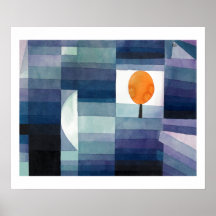 POSTER : PAUL KLEE : DER HARBINGER DES HERBSTS