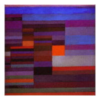 Paul Klee Fire Le Soir Art Abstrait