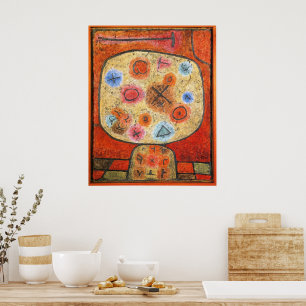 Poster Paul Klee, Fleurs en Pierre,