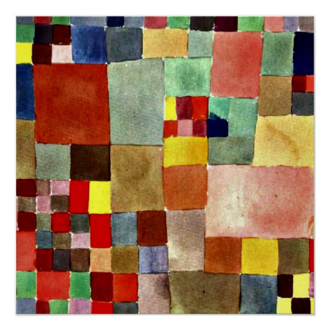 Poster Paul Klee - Flore sur Sable (Devant)