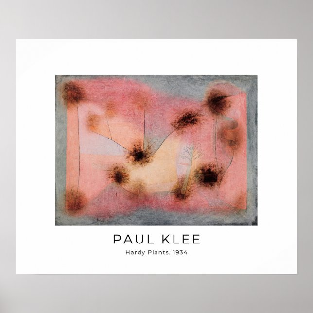 Poster Paul Klee, Hardy Plantes (1934) - Beaux-Arts (Devant)