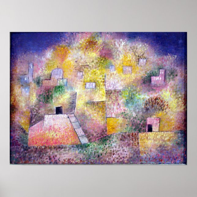Poster Paul Klee Jardin Oriental de Plaisir (Devant)