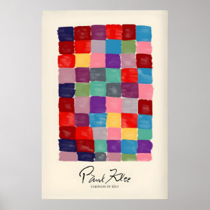 Poster Paul Klee L univers De Klee Carrés Colorés