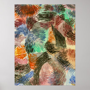 Poster Paul Klee : Libido de la forêt