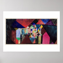 POSTER : PAUL KLEE : MUNICIPAL JEWEL
