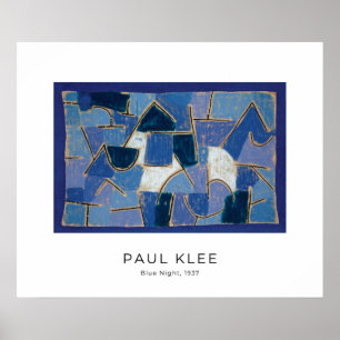 Poster Paul Klee, Nuit Bleue (1937) - Art Moderne