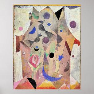 Poster Paul Klee - Rossignols persans,