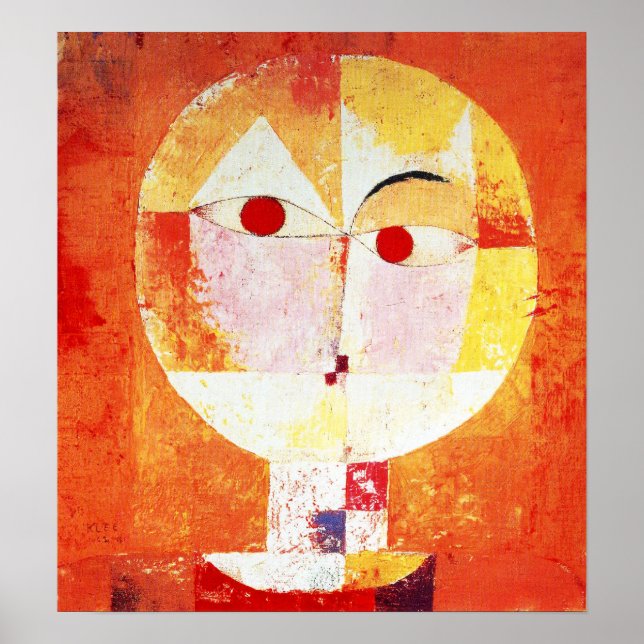 Poster Paul Klee Senecio (Devant)