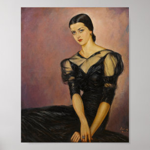 Poster Paul Mak - Une beauté aux yeux bleu