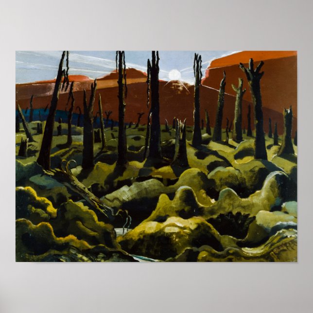 Poster Paul Nash : Nous faisons un nouveau monde, 1918 (Devant)