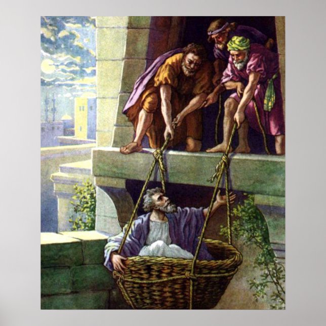 Poster paul prêcher l'affiche du christ (Devant)