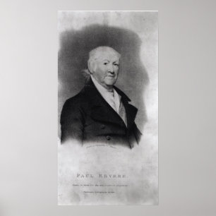 Poster Paul Revere, 'de Nouvelle Angleterre Magazine