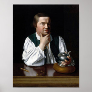 Poster Paul Revere Portrait - John Singleton Copley 1768