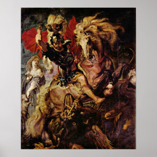 Poster Paul Rubens - Détail de la bataille