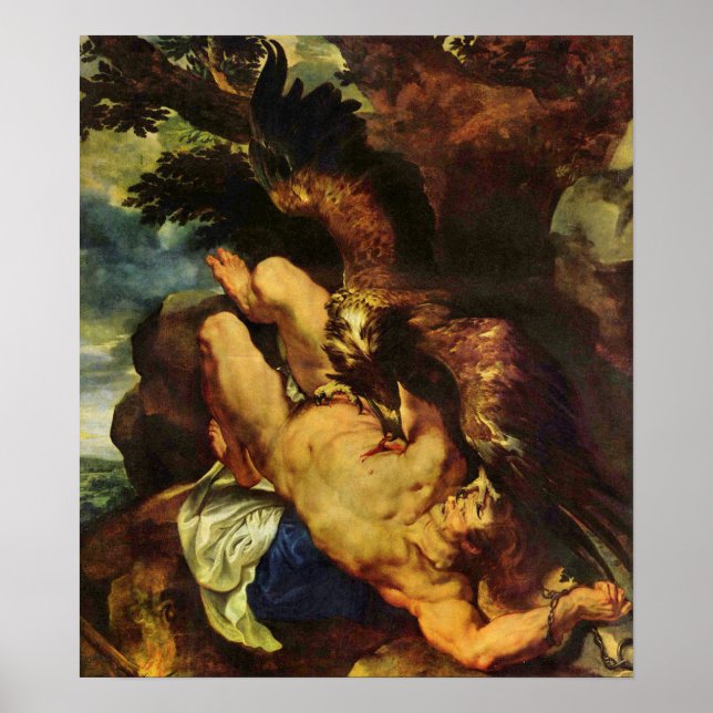 Poster Paul Rubens - Prometheus lié (Devant)