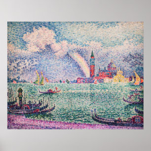 Poster Paul Signac - Arc-en-ciel, Venise