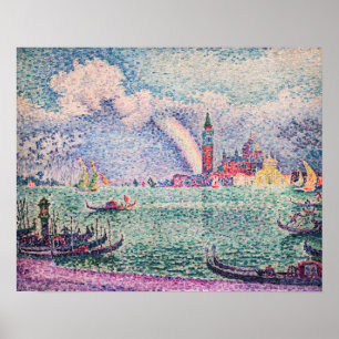 Poster Paul Signac - Arc-en-ciel, Venise