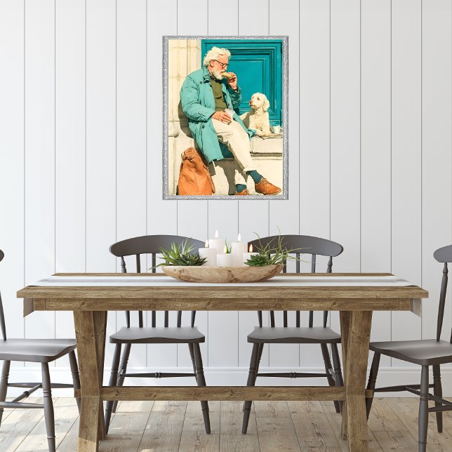 Poster Pause déjeuner (Créateur téléchargé)