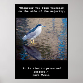 Poster, Pause und Reflektion Hawaiianischer Wasser Poster