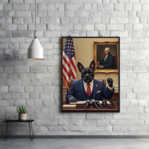 Poster Paw-litics Matt : Bulldog en charge