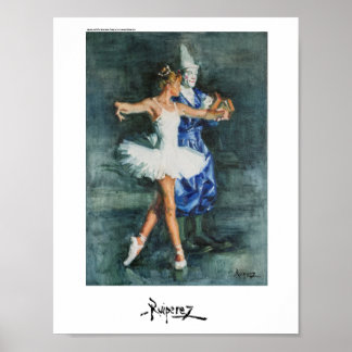 Poster Payaso y Bailarina, by Ruiperez