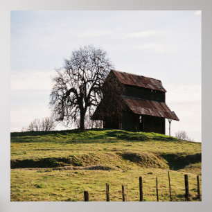 Poster Pays à l'automne......