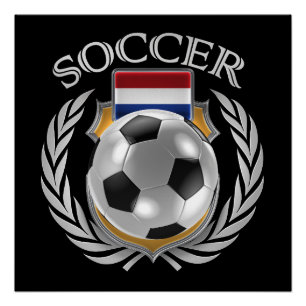 Poster Pays-Bas Soccer 2016