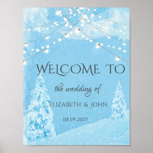 Poster Pays des merveilles d'hiver, Mariage au pin