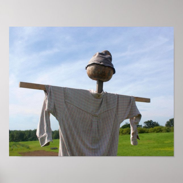 Poster Pays Jardin Scarecrow (Devant)