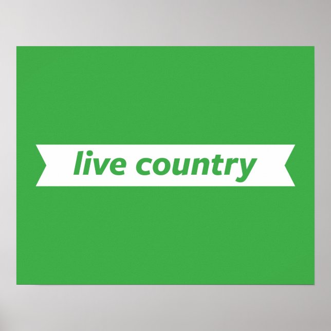 Poster Pays Live (Devant)