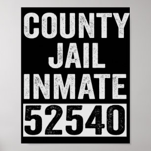 Poster Pays Prison Détenu 52540 Drôle Prison d'Halloween