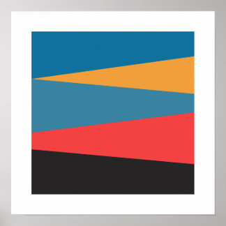 Poster Paysage 1 Art abstrait