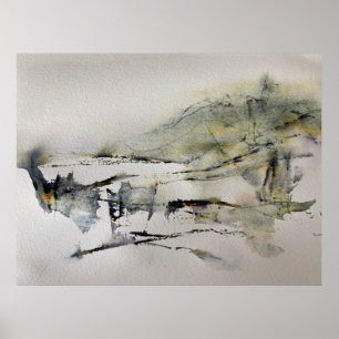 Poster Paysage Abstrait des couleurs d'automne 2