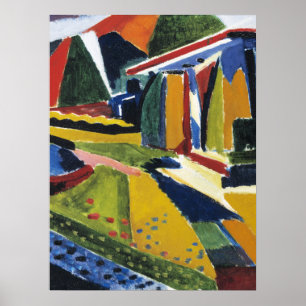 Poster Paysage abstrait, par Henry Lyman Sayen,