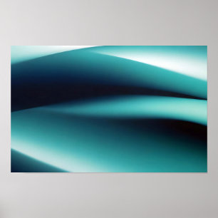 Poster Paysage Abstrait Vallée Nature Fond Art