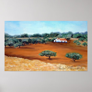 Poster - paysage alentejo.