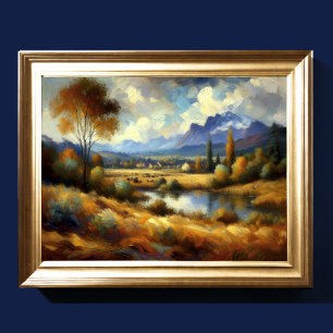 Poster Paysage artistique Abstrait II